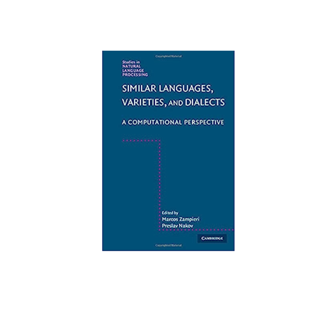 Dr. Preslav Nakov as an editor for the Book: "Similar Languages ...